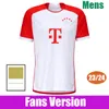 23 24 24 koszulki piłkarskie Bayern Monachium Kane Sane 2023 2024 Musiala fanów Wersja gracza Muller Gnabry Football Shirt Kimmich Coman Choupo-Moting Mens Długie koszulki