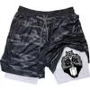 Мужские шорты аниме Berserk Mits Musts Men's Shorts для Fitness 2 в 1 шортах быстрого сухого выступления