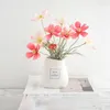 Dekorative Blumen Nordic Home Decor Künstliche Tulips Wohnzimmer Desktop Orament Fake Blumenstopf Pflanze Mutter Day Geschenk