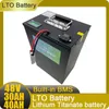 SEENRUY LTO 48V 40AH Lithium Titanate Battery BMS 20S for 3500W Solar Energy Storage Bike Scooter Bicycle Inverter RV