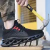 Boots Work Sneakers Men Indestructible Shoes Safety With Steel Toe Cap PunctureProof Male Security Protective 230812