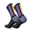 Sports Socks Pro competition Cycling Letter Breathable Outdoor Road running socks Men Women Calcetines Ciclismo 230811