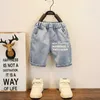 Kleidungssets Mode Baby Jungen T-Shirt Denim Shorts Sets 0-6 Jahre alt Sommer kleine Kinder Mädchen Kleidung Anzüge