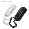 Telefoons draagbare koordige telefoontelefoon pauze/ redial/ flash muur mountable base -handset voor huis home callcenter kantoorbedrijf el 230812