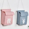 Storage Bags Creative Cute Wall-mouted Bag Large Capacity Closet Bathroom Wall Hanging Cotton And Linen Underwear Pants Organizer