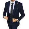 Men's Suits Business Men Trajes De Hombre Slim Fit Groom Wedding Dress Tuxedo Suit Formal Gentleman 3 Pieces Blazer Designs For Set