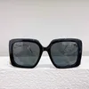2023 Горячие солнцезащитные очки роскошные дизайнерские женские квадратные металлические очки.
