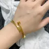 Classic fashion jewelry for women mens bracelets luxury brand gold bracelets nails love bracelets with diamonds fashion trend non-fading non-allergic