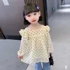 Clothing Sets Girls Clothing Dot Pattern Clothes For Girls Blouse Jeans Kids Clothes Girls Casual Style Tracksuit Kids