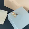 Modedesigner örhängen för kvinnor pärlstång smycken guld bokstäver rostfritt stål örhänge diomond bröllop öronsnängder