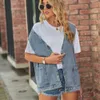 Kvinnors västar 2022 Nya kvinnor ärmlös denim Vest Fashion Casual Long Jeans Jackat Street Hipster Clothing S-XL Drop Shipping HKD230812