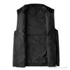 Herenvesten herfst winter mannelijke jeugd plus size stand-up kraag dik down vest lichtgewicht vest 5xl 6xl 7xl 8xl