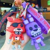 Keychains Lanyards Halloween Game FNAF Keychain Anime Figuur Dy Actie Figuur FNAF PVC Auto Key Backpack Decor Pendant Model Toys Festival Gift