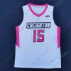 Colegio personalizado Creighton Basketball Jersey NCAA Ryan Kalkbrenner Trey Alexander Baylor Scheienerman Ryan Nembhard Arthur Kaluma McDermott Korver King Zegarowski