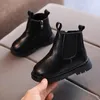 Boots Fashion Kids PU Leather Winter Children's Shoes Princess Girls Anti Slip Foot Warmer Snow 110 Years Old 230811