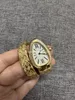 Роскошные бриллианты роскошные часы AAA Quartz Движение Moissanite Watch с змеиной головой змеи, нарисовав даму Bvl Serpentiseduttori, наручные часы Snake Shadow