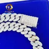 Designer Jewelry Pass Diamond Tester VVS Collier Moisanite 925 STERLING Silver for Men Cuban Link Chain