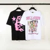 Hellstar 2023 marca de moda high street camiseta de manga curta Hellstar Shirt Paradise Girls Tee Laurins Street Style Hip-hop Designer Camiseta Y2k Top YNGH AI2X