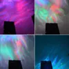 ESHINY RGB LED Aurora Galaxy Green Laser Stars Projector Nebula Sky Light Child Kids Water Night Cloud Bedroom Lamp Gift N6Z3 HKD230812