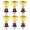 Collectable 24 PCS Soccer Trophies Kids Vinnare Medal Small Toy Baseball Trophy Award Ceremony Student 230811