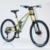 26 27.5 بوصة DH Mountain Bike 11 Speed ​​Framework Double Remling Downhill Bicycle Hydraulic Brake Aluminy MTB للبالغين