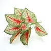 Decorative Flowers 1PC Artificial Garden Decoration Plastic Living Room Fake Plants Green Leaf Simulation Realistic Delicate High Quality