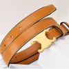 Luxury Fashion Designer Belt Women Men Gold Buckle Leather Belts Girdle Decoration With Skirt Versatile Ceintures Wide 2.5cm Thin Waistband 650L