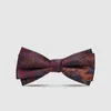 Bow Ties Forevernow "Vintage Art Wedding Tie High Grade Bronze Patroon schuine bloemenbud