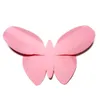 Decorative Flowers 2PCS Creative Paper Butterflies For Wedding Backdrop Baby Shower Nursery