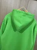 Autumn and winter new designer hoodie US size beautiful handsome green hoodie luxury brand top mens hoodie