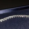 Laboratory Diamond Jewelry S925 Silver Gia Certificate 5mm Excellent Cut Hpht Diamond Lab Grown Diamond Chain Tennis Necklace