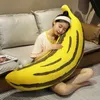 Gevulde pluche dieren 70-120cm Gigantisch zacht cartoon banaan knuffels Gevuld fruitkussen Creatief Meisjes Valentijnsdag cadeau knuffel pop