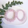 Strand Natural Stone Pink Quartz Crystal kralen Liefhebbers Vrouw Gift Sweet Reiki Healing Energy Bangles Girls Girls