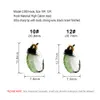 Przynęty przynęty Bimoo 6pcs #10 #12 CDC Feather Hackle Nymph Scud Fly UV Brass Badehead Wet Bug Worm Worm Finks Fish Bait Przynęta Szybka zatonięcie 230812