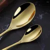 Dinnerware Sets 24pcs Golden Cutlery Set Luxury Tableware Stainless Steel Knife Fork Spoon Western Kitchen Dish Utensils