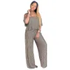 Jumpsuits voor dames rompers jumpsuit dames zomer kleding elegant breed poot tank outfit mode zoete zomer bodysuit groothandel druppel 230811