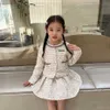 Ensembles de vêtements enfants vêtements motif à carreaux fille vêtements veste jupe fille vêtements Style décontracté enfants vêtements