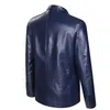 Men's Jackets large size 7XL 8XL 9XL jacket imitation leather suit autumn and winter dress business office black blue coat 230812