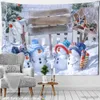 Cameses Noel dekorasyon kar taneleri kişi Chrismas goblen duvar asılı doğa halılar hippi ev dekor