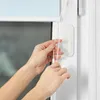 Haken Vorhang Clip weiße Wand selbst klebend mit Klebstoffunterstützung Langlebiger Zeit Energie Haushaltsgeräte Halter 200g