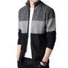 Mens Sweaters Fashion Cardigan Coat Loose Plus Size Color Matching Autumn and Winter Warm Outerwear 230811