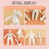 Doll -accessoires Ymy Doll Pear Animal Bodys Peer met staart OB11 Bodygewricht voor GSC Head 1/12bjd Obitsu 11 Boy Girl Toys Dolls Accessoires 230812