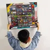 Çocuklar Dublör Araba Modeli Alaşım Vücudu Çekme Ejeksiyon Atlama Mini Simülasyon Diecast Araç Koleksiyon Oyuncakları Çocuklar Hediye