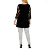 Women's T Shirts Plus Size Women Half Sleeve Floral Tunic Tops Shirt Ladies Casual Party Daily Round Neck Clothes Clothing For