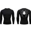 T-shirt maschile anime Hunter x Hunter Compression Thirts Phantom Troupe Spider Spider Shirts Long Slevee Shirts Gym Summer Workout Fitness Sportswear 230812