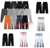 2023 Mens Jeans Pants Galleries Sweat Depts Pants Speckled Letter Print Men's Women's Couple Loose Versatile Casual Pants Straight Graffiti Pants Orange Gray Red vb3