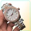 19 Color Lady Watch President Diamond Bezel Shell Face Women rostfritt klockor lägsta kvinnors automatiska mekaniska handledsgif6768437