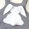 Rompers Baby Rompers Rabbit Sticked Clothes Born Boys Bunny Girl Jumpsuits Spädbarn Bebes Mother Kids Easter Outfit Costume 230811