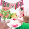 装飾スイカバルーンケーキトッパーバナーサマープール1歳の誕生日ベビーシャワー装飾DIY用品