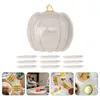 Dinnerware Sets Halloween Pumpkin Paper Plates Dessert Dinner Cake Pans Delicate Shaped